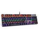 Motospeed K73 104 Keys Wired Mixed Light Mechanical Keyboard with RGB Custom Light for Desktop Laptop