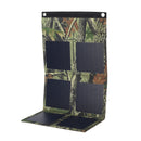 25W 5V Foldable Solar Panel Charger Solar Power Bank Dual USB Camouflage Backpack Camping Hiking for Huawei iPhone Samsung
