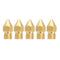 5PCS 1.75mm/1.0mm Copper MK8 Thread Extruder Nozzle For 3D Printer
