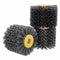 Wire Drawing Wheel Brush Drum Burnishing Polishing Wheel 80/120/240 Grit