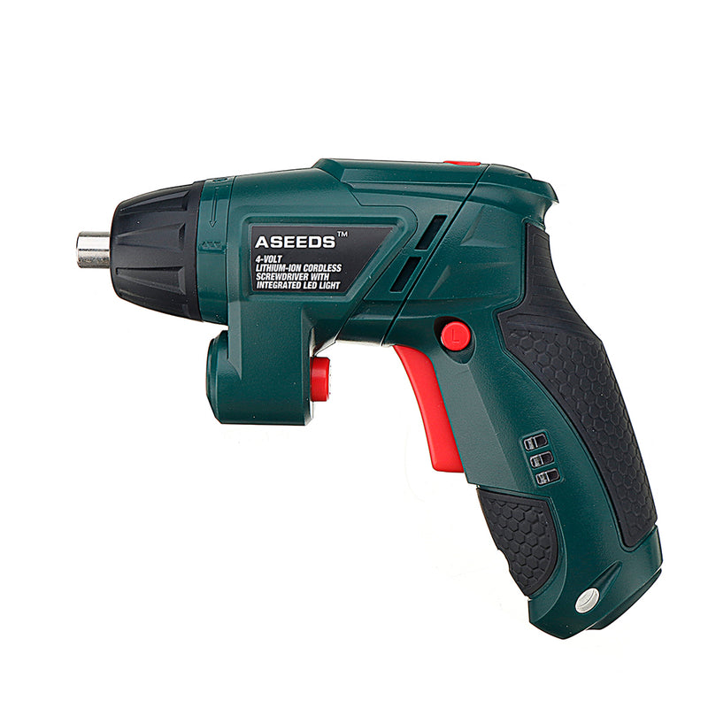 ASEEDS 4V Foldable Electric Screwdriver LED Light 13000mAh Lithium Battery Rechargeable Cordless Screwdriver