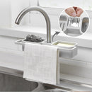 Plastic Sink Tap Faucet Storage Holder Rack Bathroom Kitchen Sponge Shelf Drain Shelf