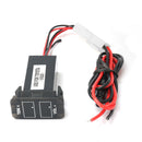 LED Digital Voltmeter Temperature Gauge Meter For Toyota 4Runner FJ Cruiser