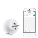 125V 1250W Rated Power 70x50mm Smart Plug Socket Work with Alexa/ Echo Socket Connector