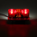 24V 4 SMD Red Car Rear Number License Plate Lights Lamp for Truck Trailer Lorry