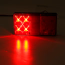Pair 12V 8 LED Lights Tail Lamp Stop Indicator For Trailer 4WD 4X4 Camper Ute