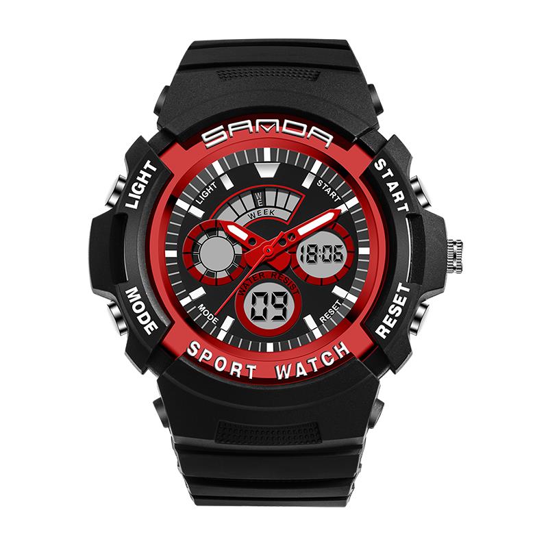 SANDA 138 Fashion Children Digital Watch Swimming Dual Display Kids Sport Watch