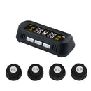 External Solar Voice Tire Pressure Monitoring System USB Pressure Detector Monitor Built-in Sensor