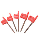 5pcs SCLCR 8/10/12/16/20mm Lathe Boring Bar Tunring Tool Holder With 5pcs Inserts