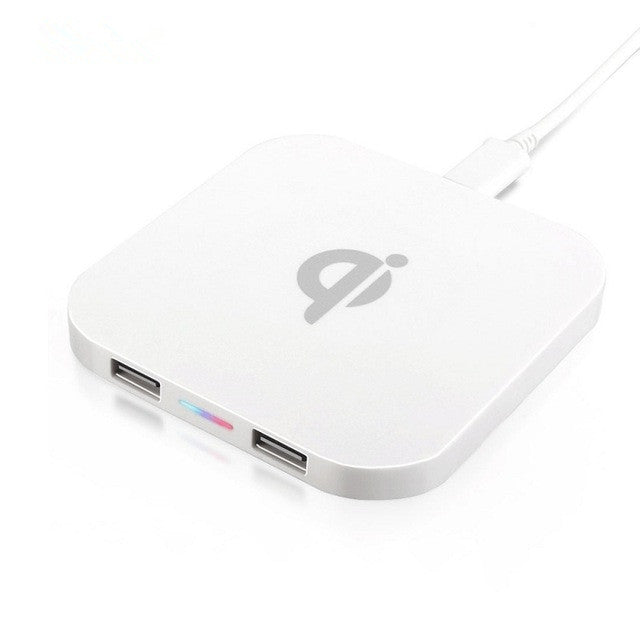 Bakeey Q8 Universal Dual USB Qi Wireless Charger Pad For Samsung Galaxy S8 S7 Note 8