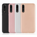 Carbon Fiber Shockproof Soft TPU Back Protective Case For Huawei P20 Pro