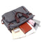 4 Styles Canvas Convertible Backpack Briefcase Multi-Pocket Laptop Bag Messenger Shoulder Bag