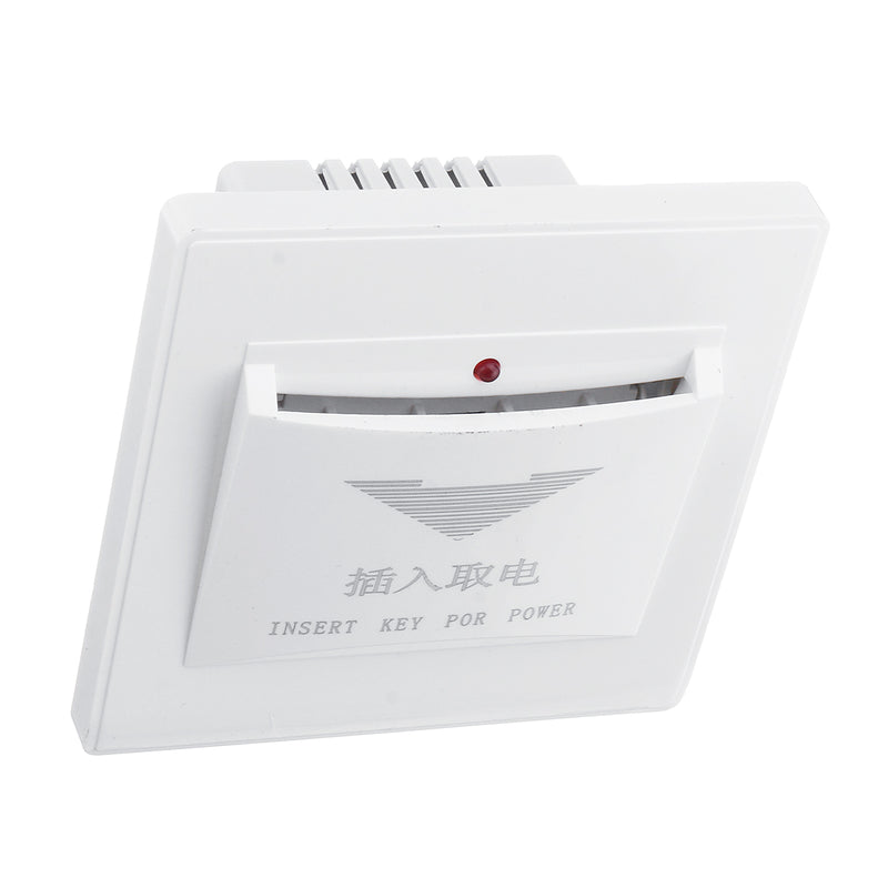 40A 220V Insert Card Switch Intellingent Wall Socket Switch Home