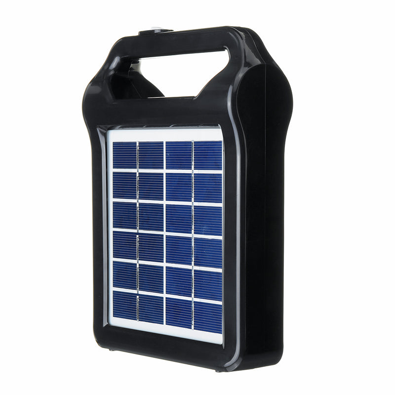 2400mAh Portable Solar Panel Charger Reusable Solar Generator System USB Port With Lamp Lighting
