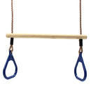 Wooden Jungle Gym Swing Seat Hammock Chair For Outdoor Children's Fitness Sports Swing Training