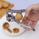 4-in-1 Multi-functional Extra Large Garlic Press Walnut Bottle Opener Home Hand Presser Manual Tools