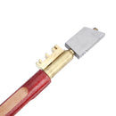 Diamond Cutter Antislip Metal Handle Steel Blade Oil Feed Glass Cutter Cutting Tool Cut