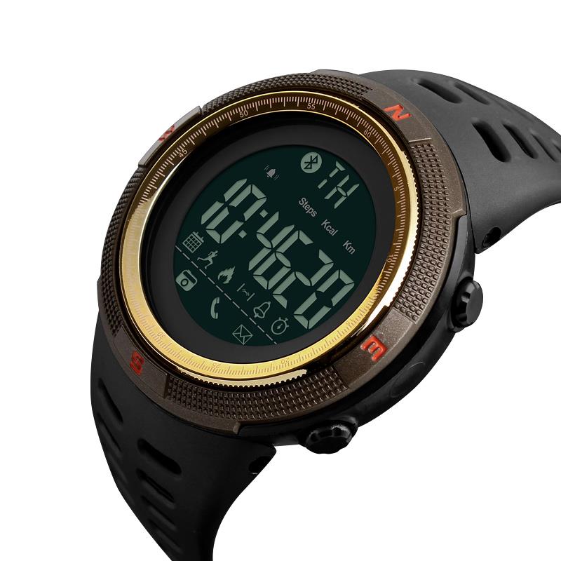 SKMEI 1250 bluetooth Smart Watch Call Message Notification Pedometer 50M Waterproof Sports Watch