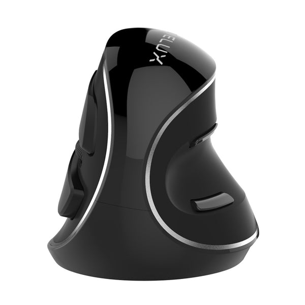 Delux M618 Plus Wireless Vertical Mouse 800/1200/1600 DPI 6 Function Buttons Ergonomic Optical Mice with Removable Palm Rest