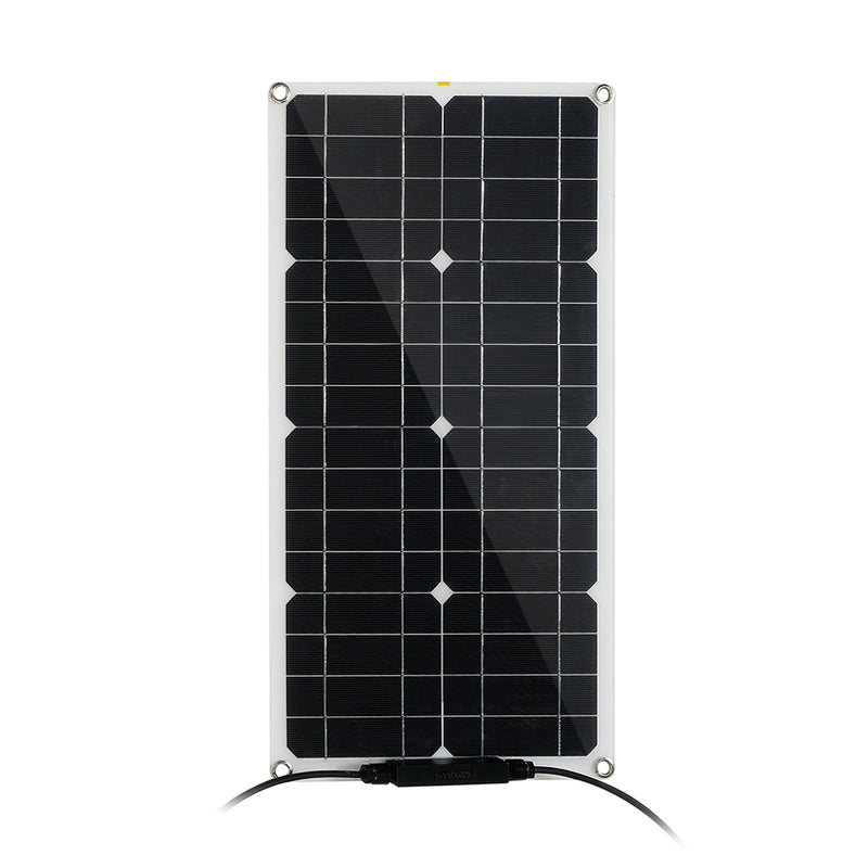 60W 12V Semi-flexible Solar Panels Kit MC4 Connector Solar Power Panel For Home Camp Waterproof