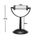 8cm Optical Glass Triangular Triple Prism Physics Teaching Light Spectrum with Stand