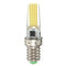 Dimmable E11 E12 E14 E17 G4 G8 G9 BA15D 2.5W LED COB Silicone Pure White Warm White Light Bulb 110V