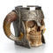 Creativity 3D Stainless Steel Skull Cup Novelty Skull Head Mug Claw Coffee Drinking Cup for Office