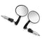 7/8inch 22mm 360 CNC Bar End Rear View Motorcycle Mirrors For Harley/Suzuki/Yamaha/Honda/Kawasaki
