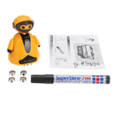 Mini Inductive Robot Follow Magic Pen Drawn Line Electric Kids Child Toys Gifts