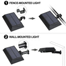 Solar 30 LED PIR Motion Sensor Outdoor Yard Gutter Garden Wall Light Waterproof Security Lamp