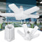 80W E27 Pure White LED Light Bulb Ceiling Fixture Deformable Garage Shop Work Lamp AC165-265V