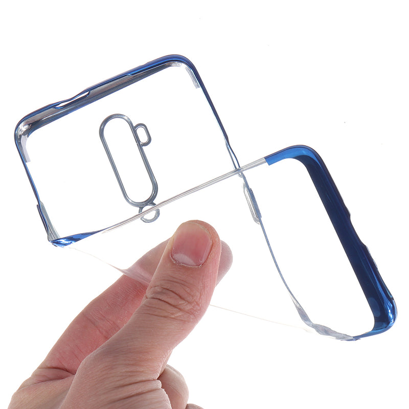 Bakeey Plating Ultra-thin Transparent Shockproof Soft TPU Protective Case for OnePlus 7T Pro