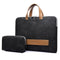 13.3 14 15.6 inch Portable Laptop Bag Waterproof PU Leather Laptop Case Casual Business Handbag for Men and Women