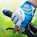 RI SHENG Shockproof Breathable MTB Half Finger Gloves Mountain Cycling Gloves