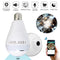 E27 360 Panoramic Wireless Hidden WIFI 960P HD 130W Camera LED Light Bulb Security Lamp AC220V