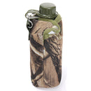 BIKIGHT 1L Army Green Water Drinking Bottle with Cloth Cover for Cycling Outdoor Sports