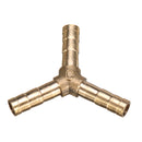 4pcs Pagoda Adapter Brass Barb Y Shape 3 Ways Pipes Fitting 6/8/10/12mm Pneumatic Component Hose Coupler