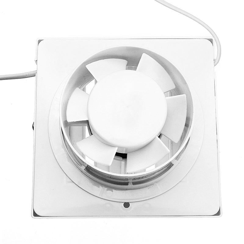 4 Inch ABS Exhaust Fan Ceiling Wall Mount Bathroom Kitchen Air Ventilation Low Noise Fan