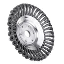 20cm Weed Trimmer Head Lawn Mower Sharpener 8 Inch Grass Weeder Lawnmower Steel Brush Head