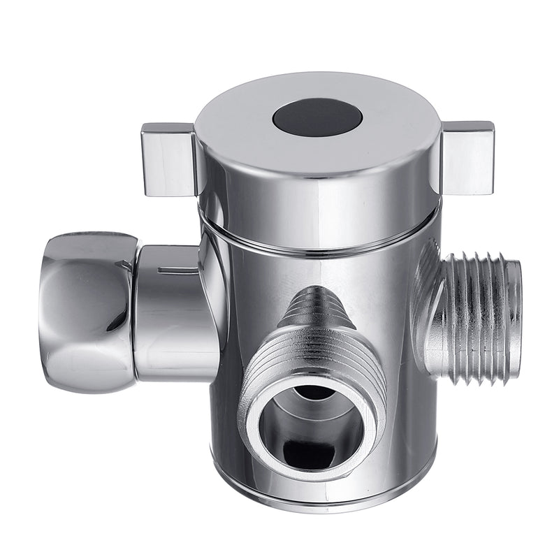 Multifunction 3 Way Shower Head Diverter Valve G1/2" Three Function Switch Adapter Valve