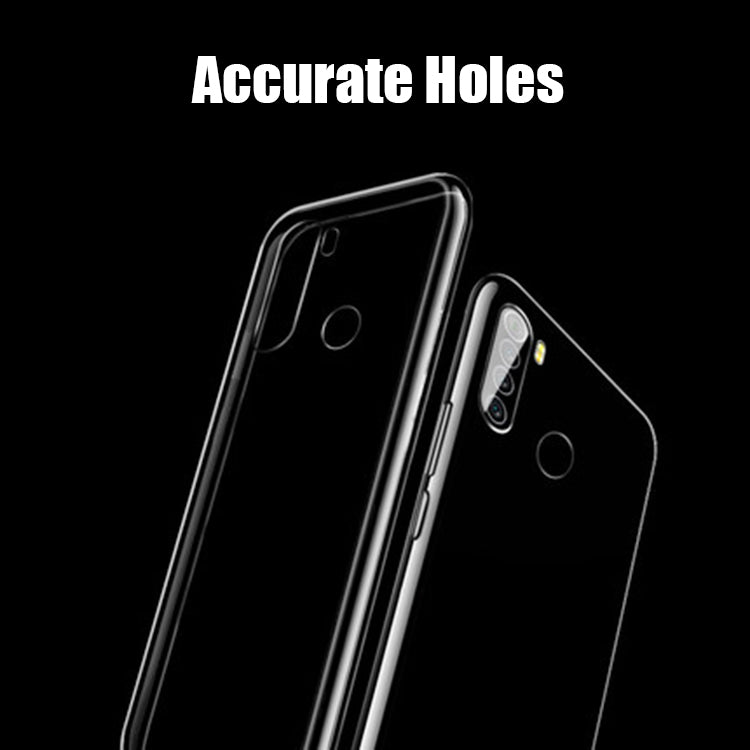 Bakeey Crystal Transparent Shockproof Hard PC Protective Case for Xiaomi Redmi Note 8