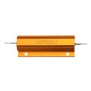 RX24 100W 300R 300RJ Metal Aluminum Case High Power Resistor Golden Metal Shell Case Heatsink Resistance Resistor