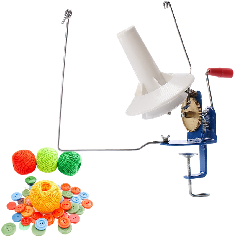 10 Ounce Practical Heavy Needlecraft Metal Yarn Fiber Wool Ball Winder Hand Operated Coil winder For Sewing Accessories Tools