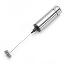 Electric Handheld Milk Frother Foamer Mixer Stainless Steel Coffee Latte Stirrer Egg Beater