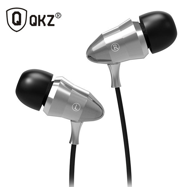 QKZ X6 Universal 3.5mm In Ear Super Bass Headset Professional HIFI Headphone DJ Earphone With Mic