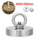 45KG D32mm Neodymium Magnet NJ32 Sea Fishing Metal Treasure Hunting Recovery Magnet