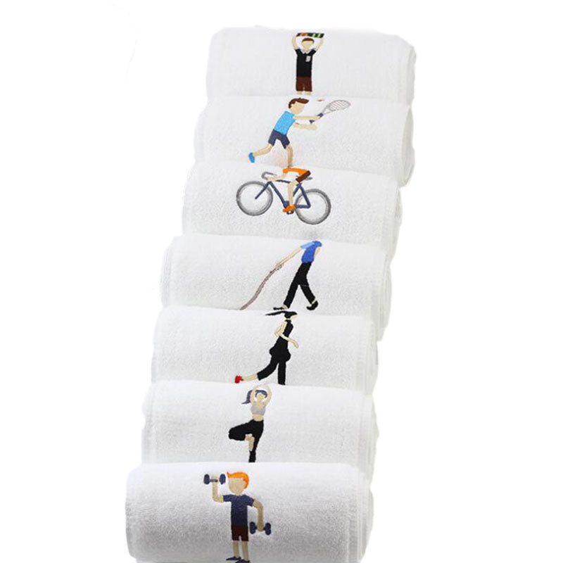 KCASA Cotton Sports Quick-Drying Towel Yoga Fitness Towel Sweat-Absorbent And Quick-Drying