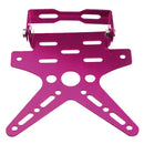 Motorcycle License Plate Holder Aluminum Alloy Mount Bracket Adjusted Number Plate Holder