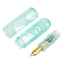 Moonman Wancai Mini 0.5mm Fine Nib Transparent Mint Pattern Fountain Pen For Office School Supplies