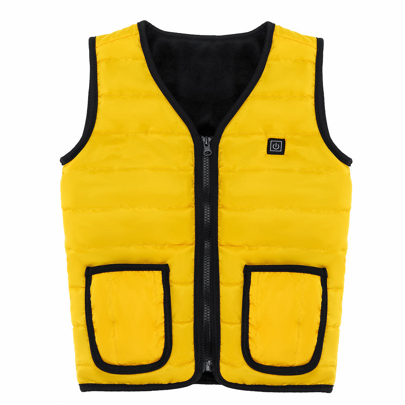 Children Kids 5V 3 Gears USB Heated Vest Electric Fast Heating Jacket Clothing